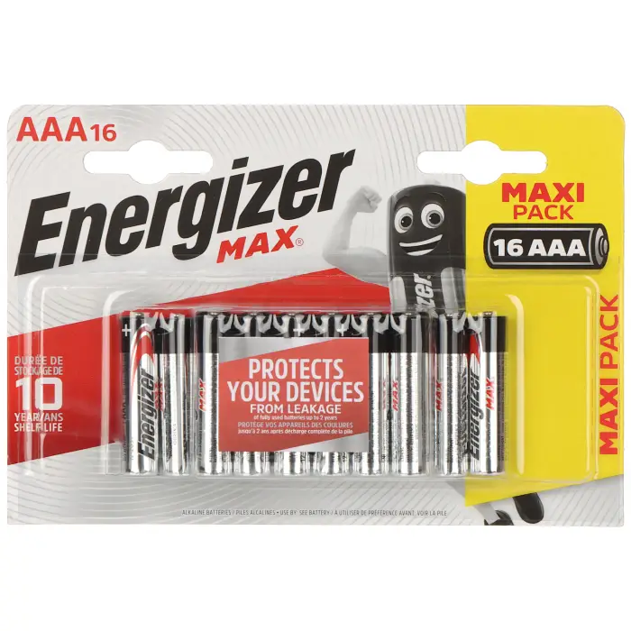 BATERIA ALKALICZNA BAT-AAA/E-MAX*P16 1.5 V LR3 (AAA) ENERGIZER